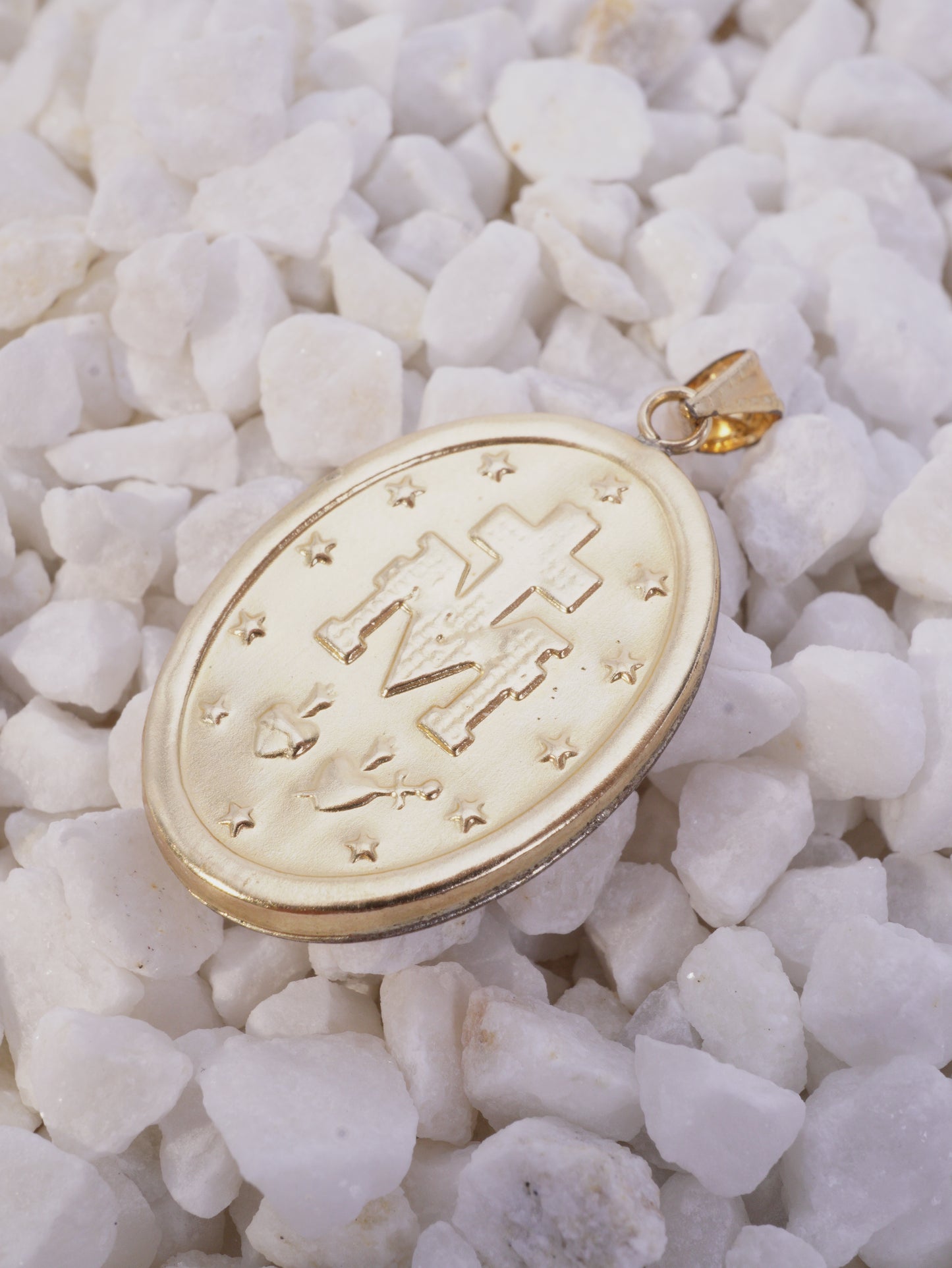 DIJE MEDALLA VIRGEN MILAGROSA GRANDE 2,74GR