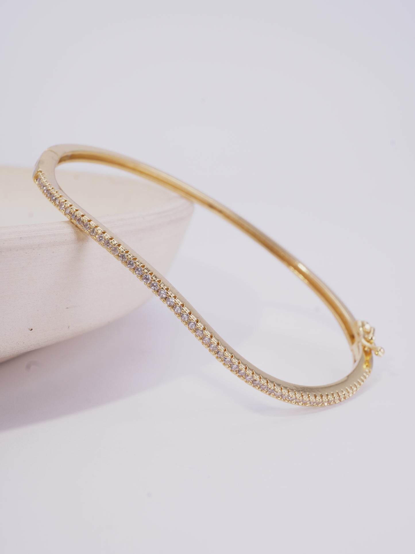 BRAZALETE CIRCON CURVO