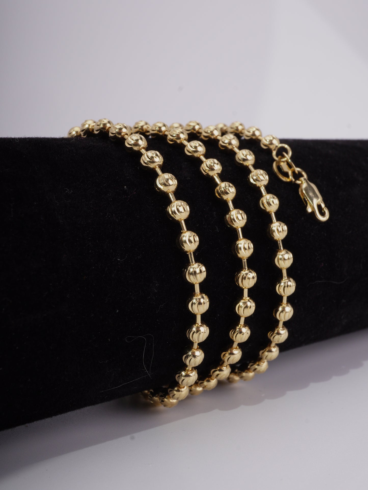 CADENA MILITAR DIAMANTADA 4MM 60CM