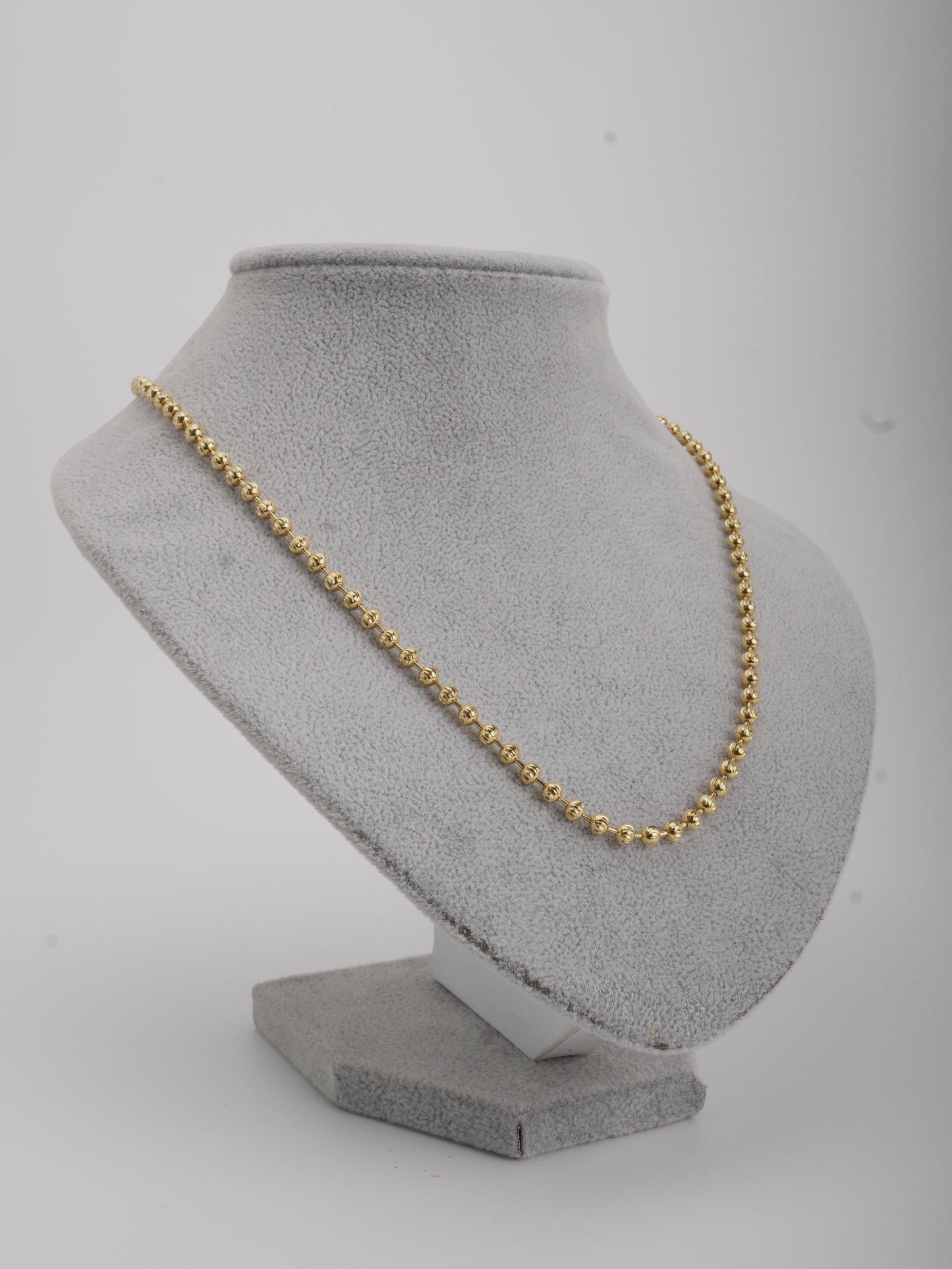 CADENA MILITAR DIAMANTADA 4MM 60CM