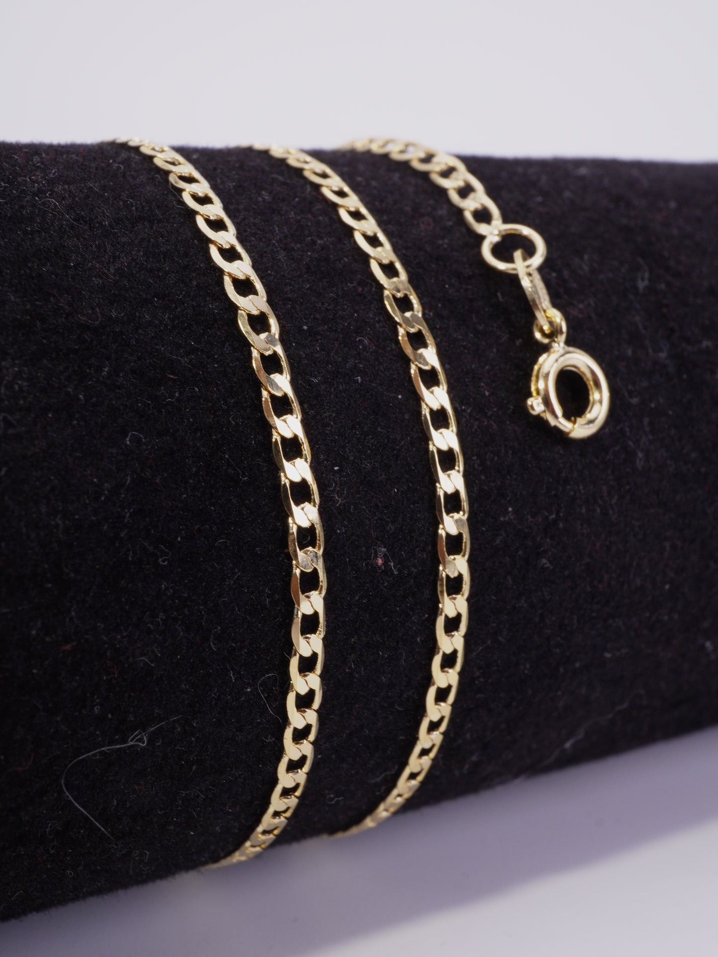 CADENA CUBANA DELGADA 45CM 2MM