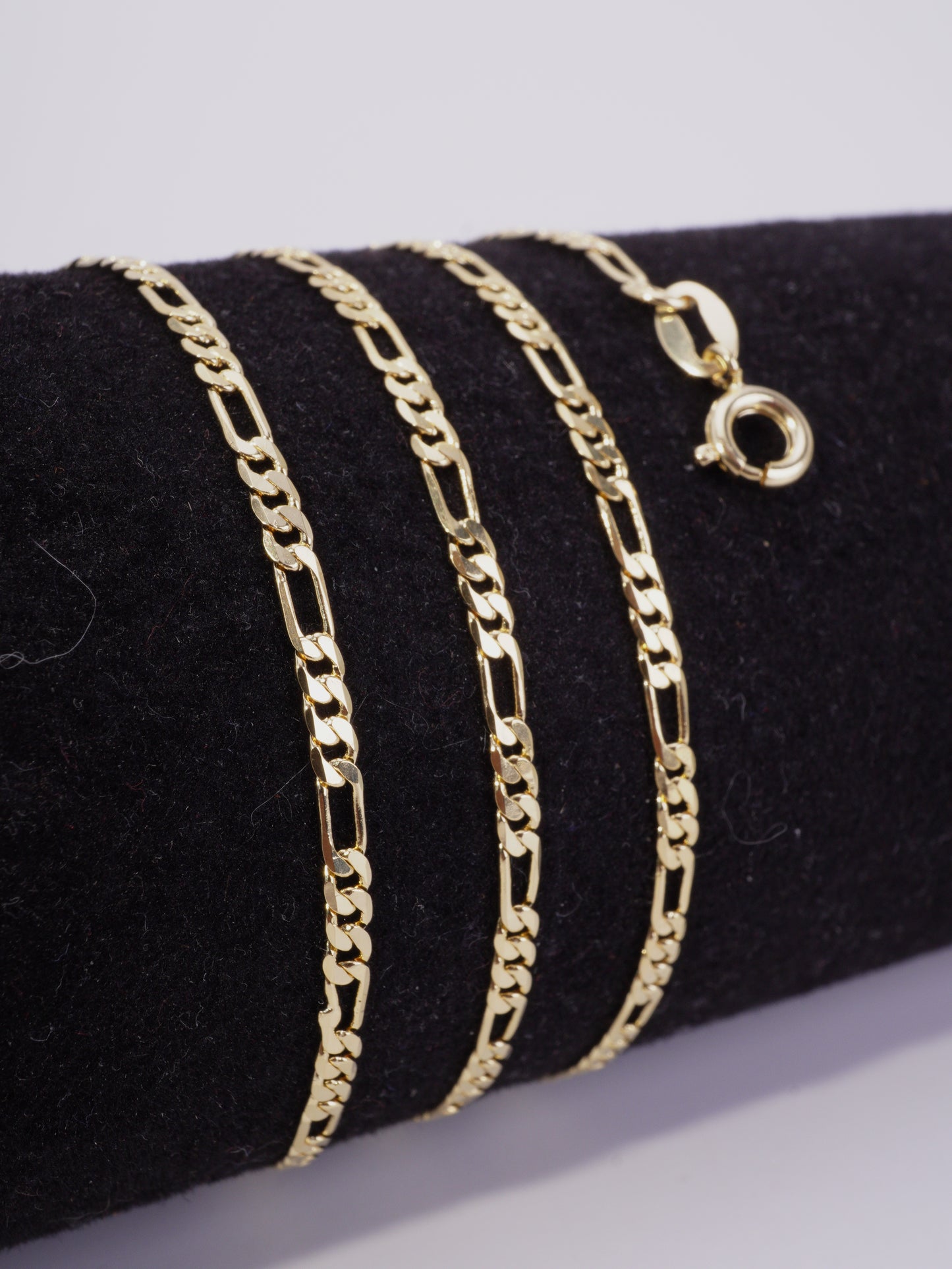 CADENA TRES POR UNO DELGADA 60CM 2,5MM