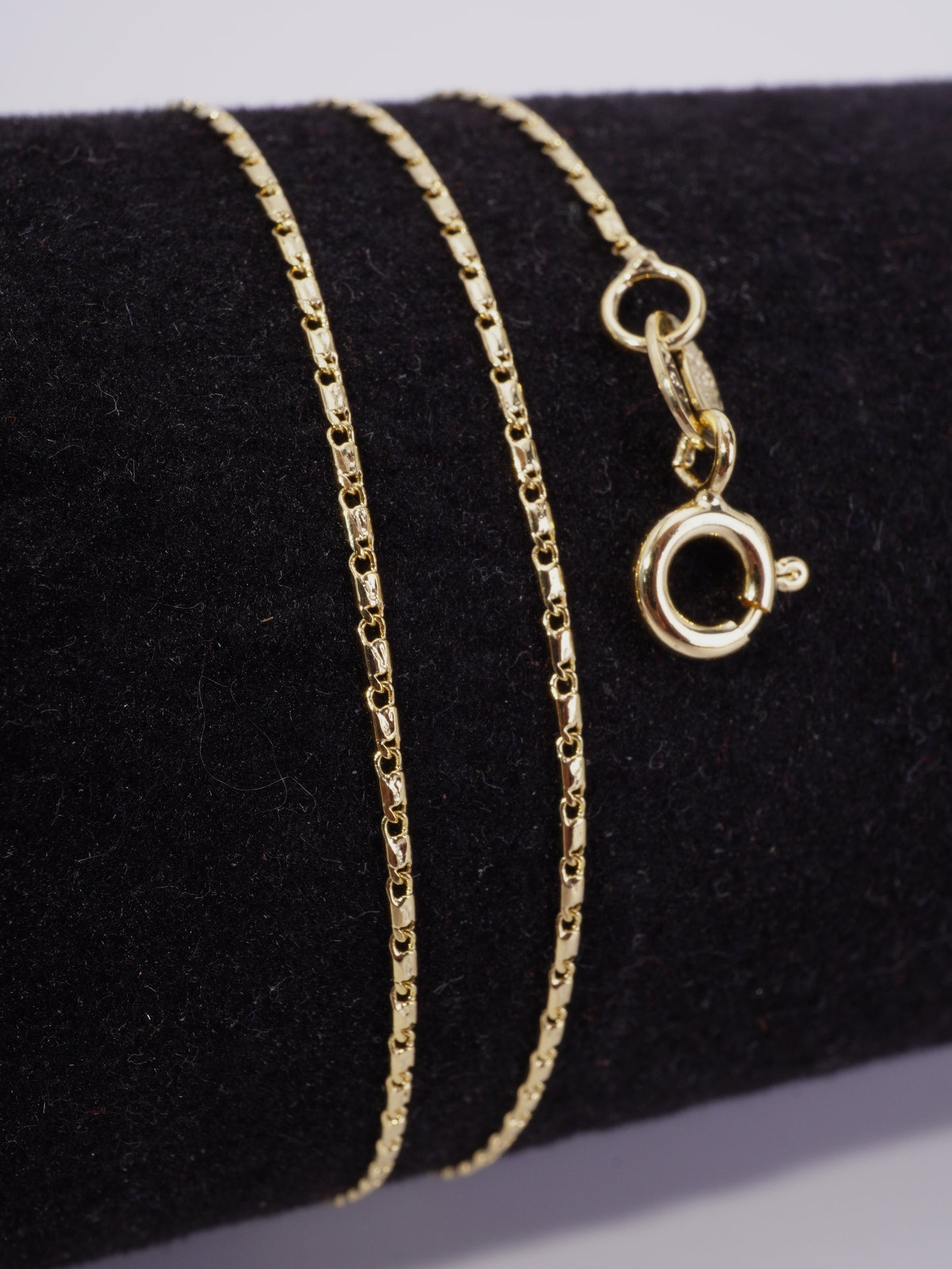 CADENA MINI PLANA ESPEJO 40CM 1MM