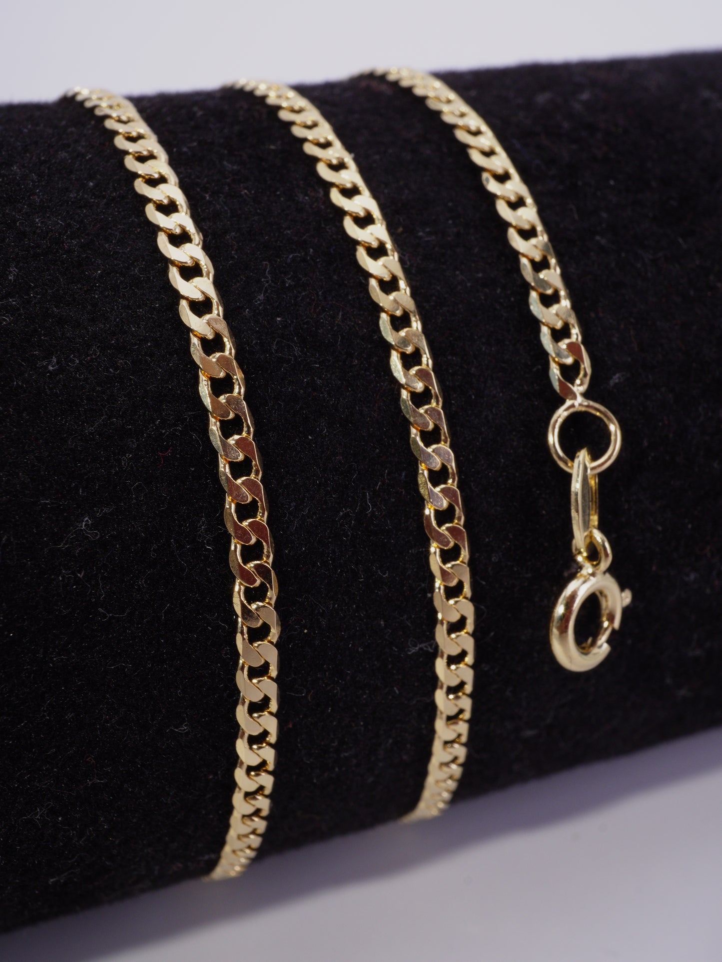 CADENA CUBANA PLANA 50CM 2MM