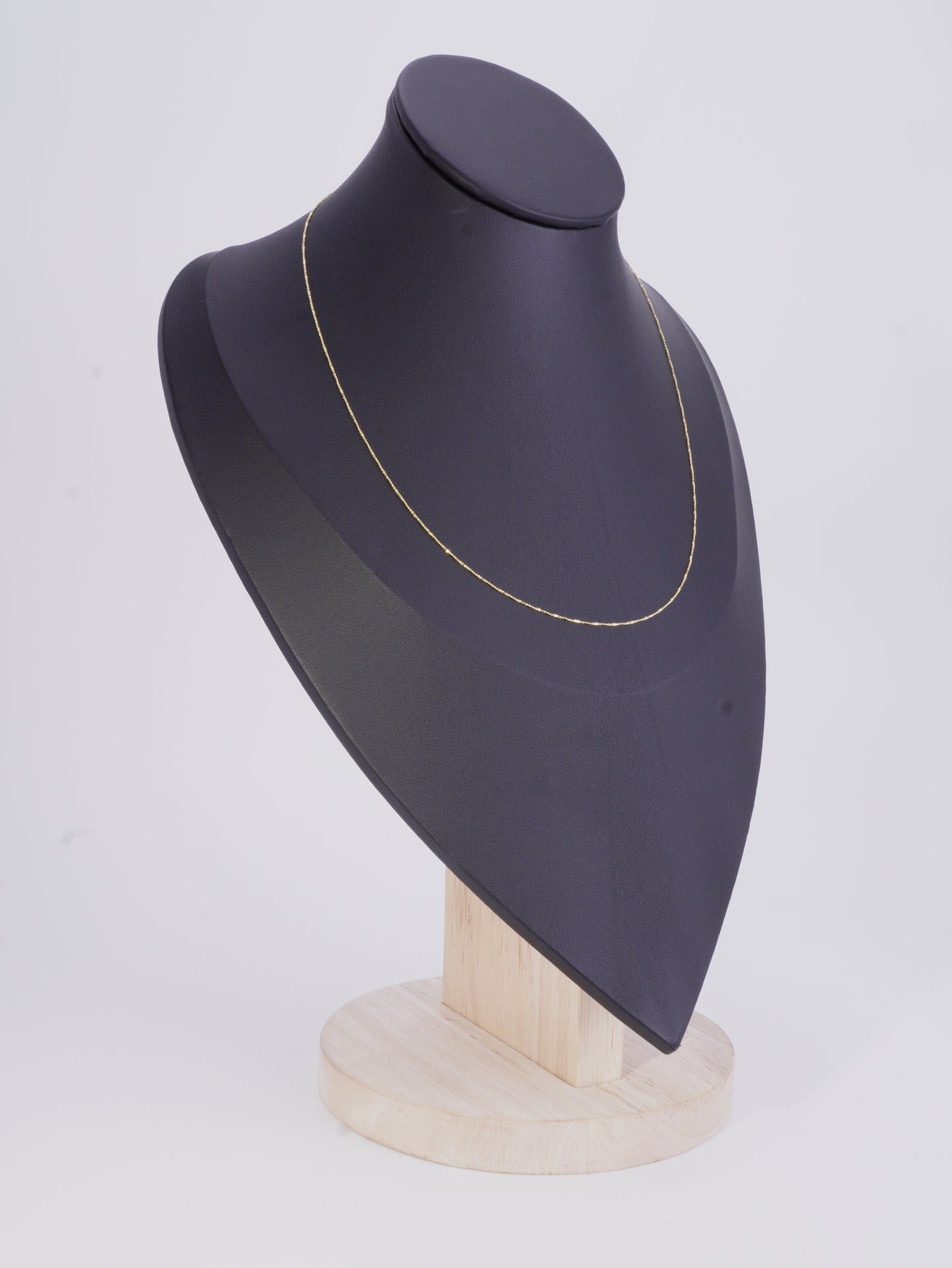 CADENA VENECIANA ENTORCHADA DELGADA 45CM