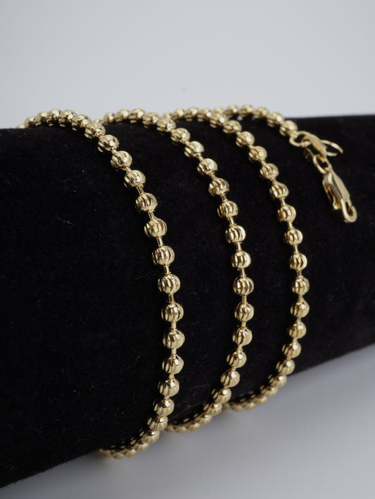 CADENA MILITAR DIAMANTADA 3MM 60CM