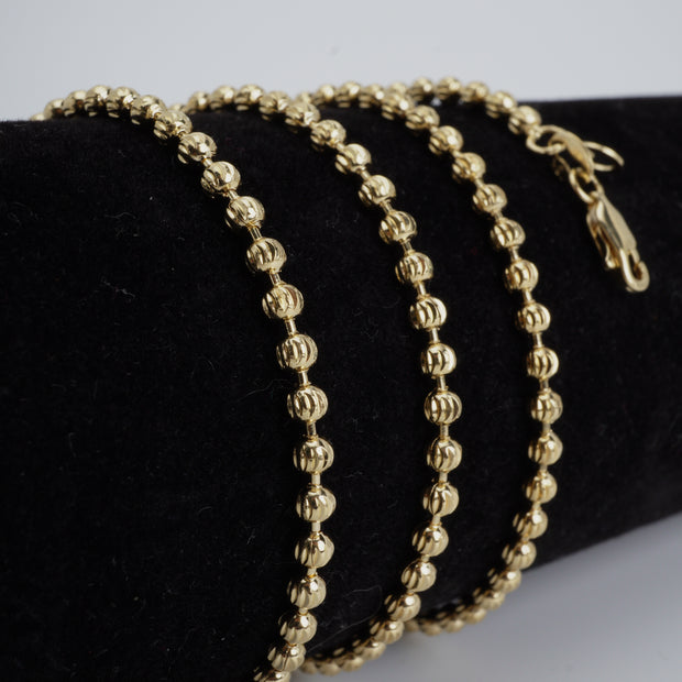 CADENA MILITAR DIAMANTADA 3MM 60CM