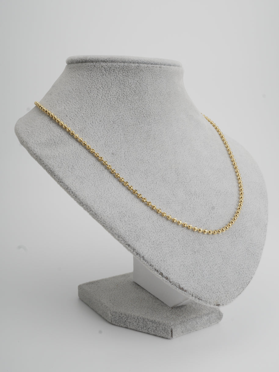 CADENA MILITAR DIAMANTADA 3MM 60CM