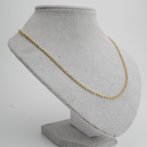 CADENA MILITAR DIAMANTADA 3MM 60CM