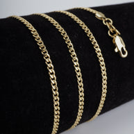 CADENA CUBANA MACIZA 60CM 2MM