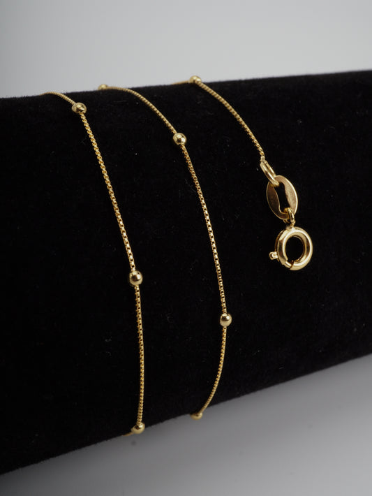 CADENA VENECIANA CON BALIN 2MM 50CM