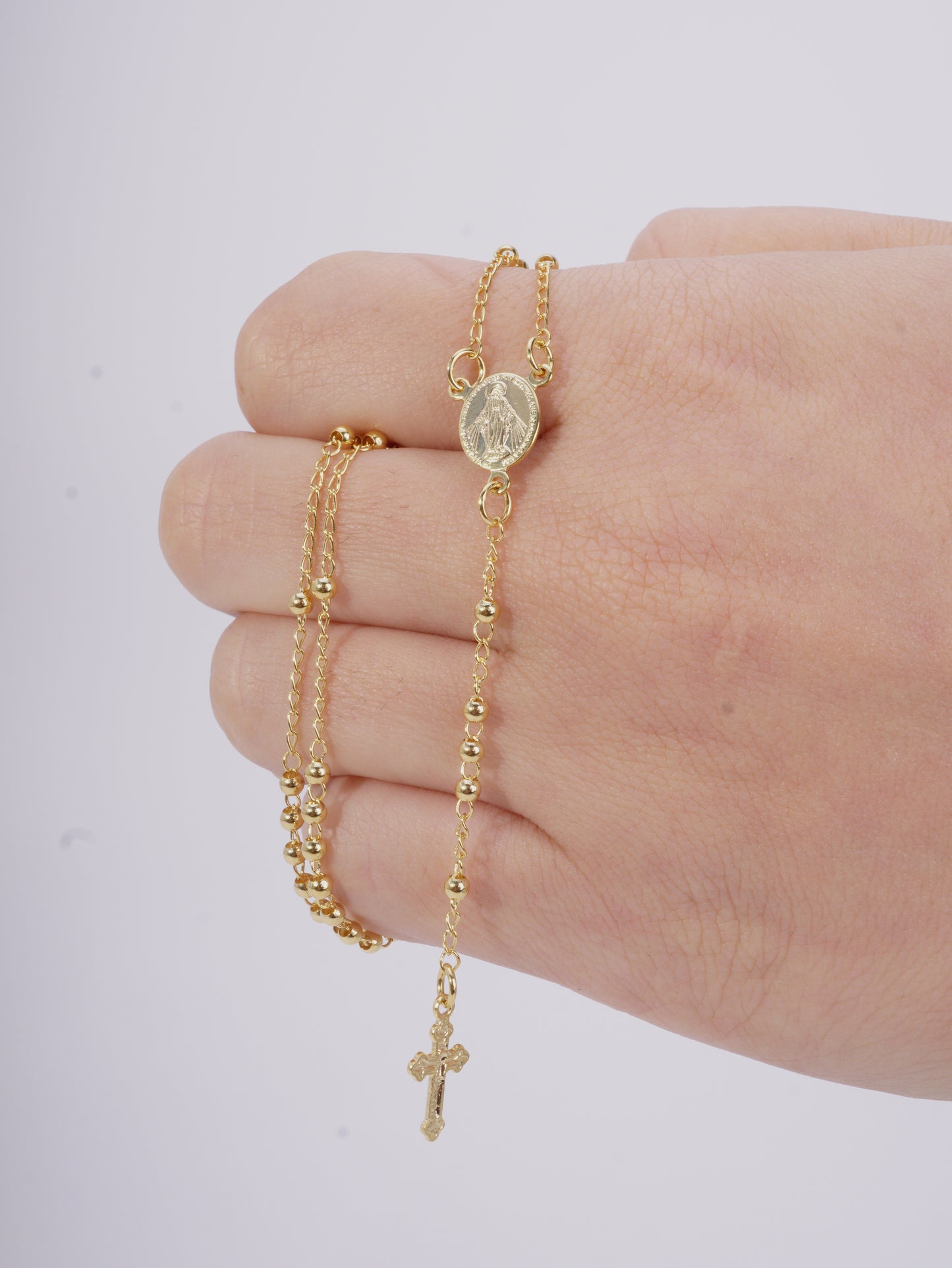 CAMANDULA VIRGEN MILAGROSA 45CM 2,5MM