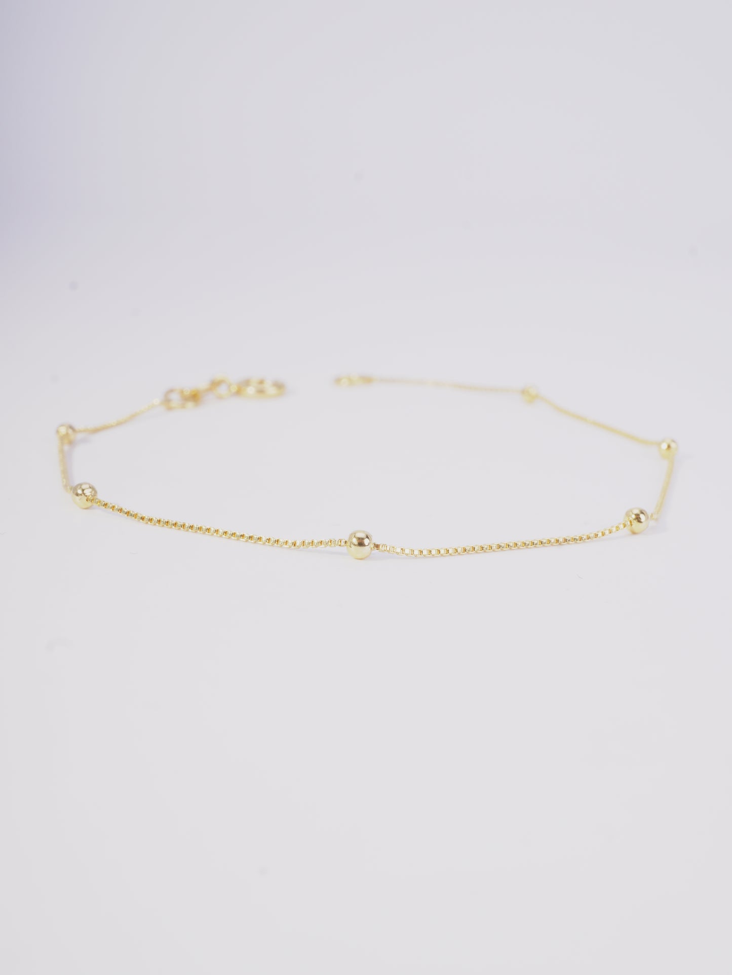 PULSERA VENECIANA 0.5MM CON BALIN 2MM