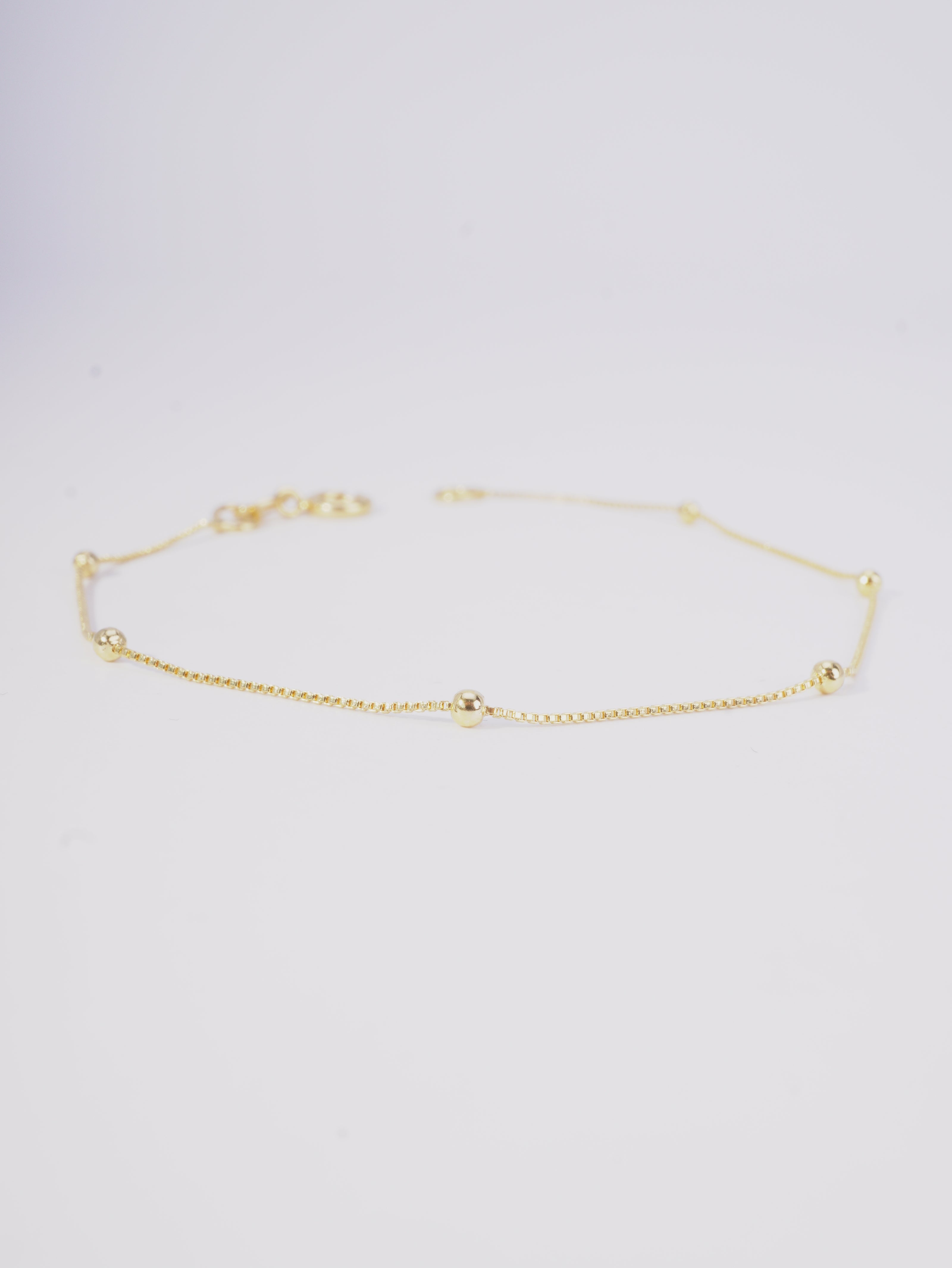 PULSERA VENECIANA 0.5MM CON BALIN 2MM