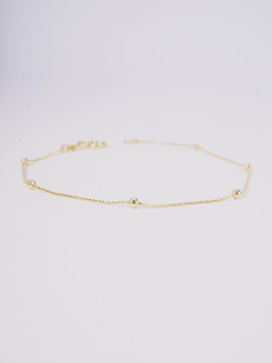 PULSERA VENECIANA 0.5MM CON BALIN 2MM
