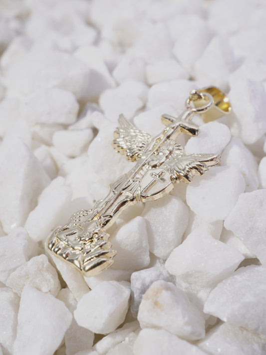 DIJE SAN MIGUEL ARCANGEL SILUETA