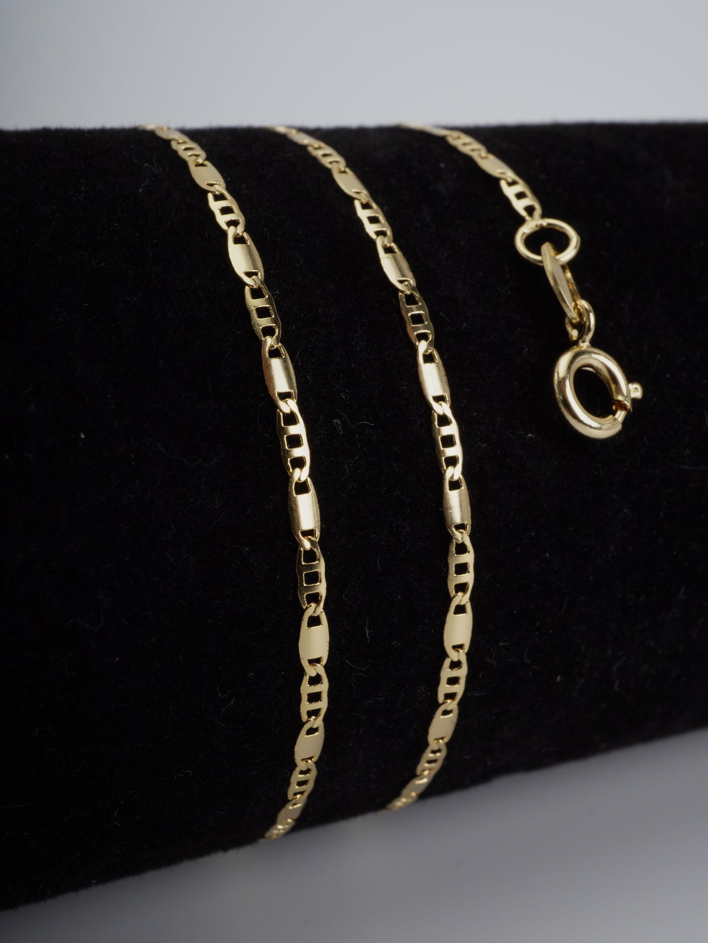 CADENA ESCALERA PLANA ESPEJO 50CM 2MM