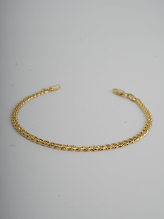 PULSERA CUBANA 18CM 3MM