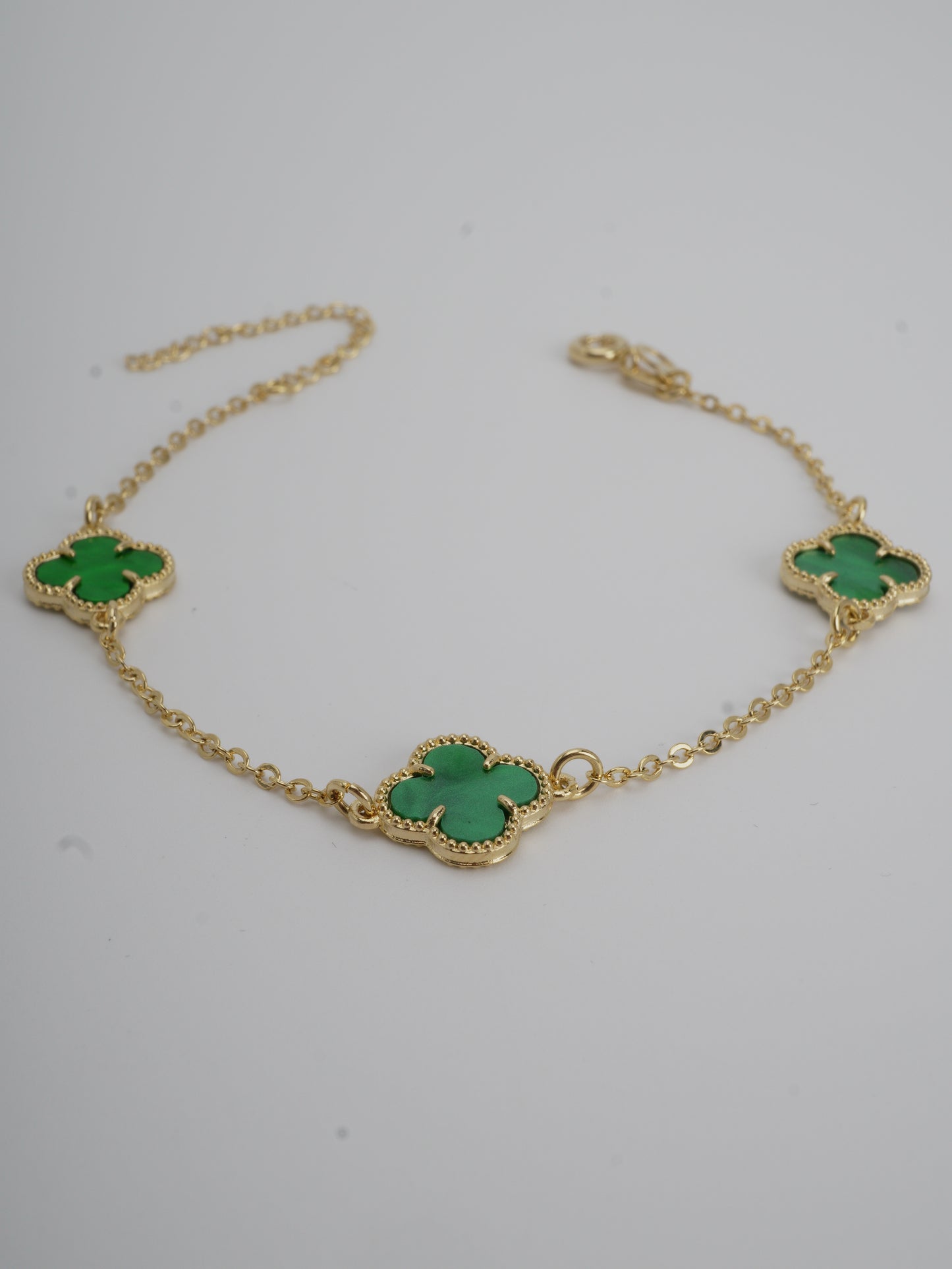 PULSERA VAN CLEEF NEGRA Y BLANCA