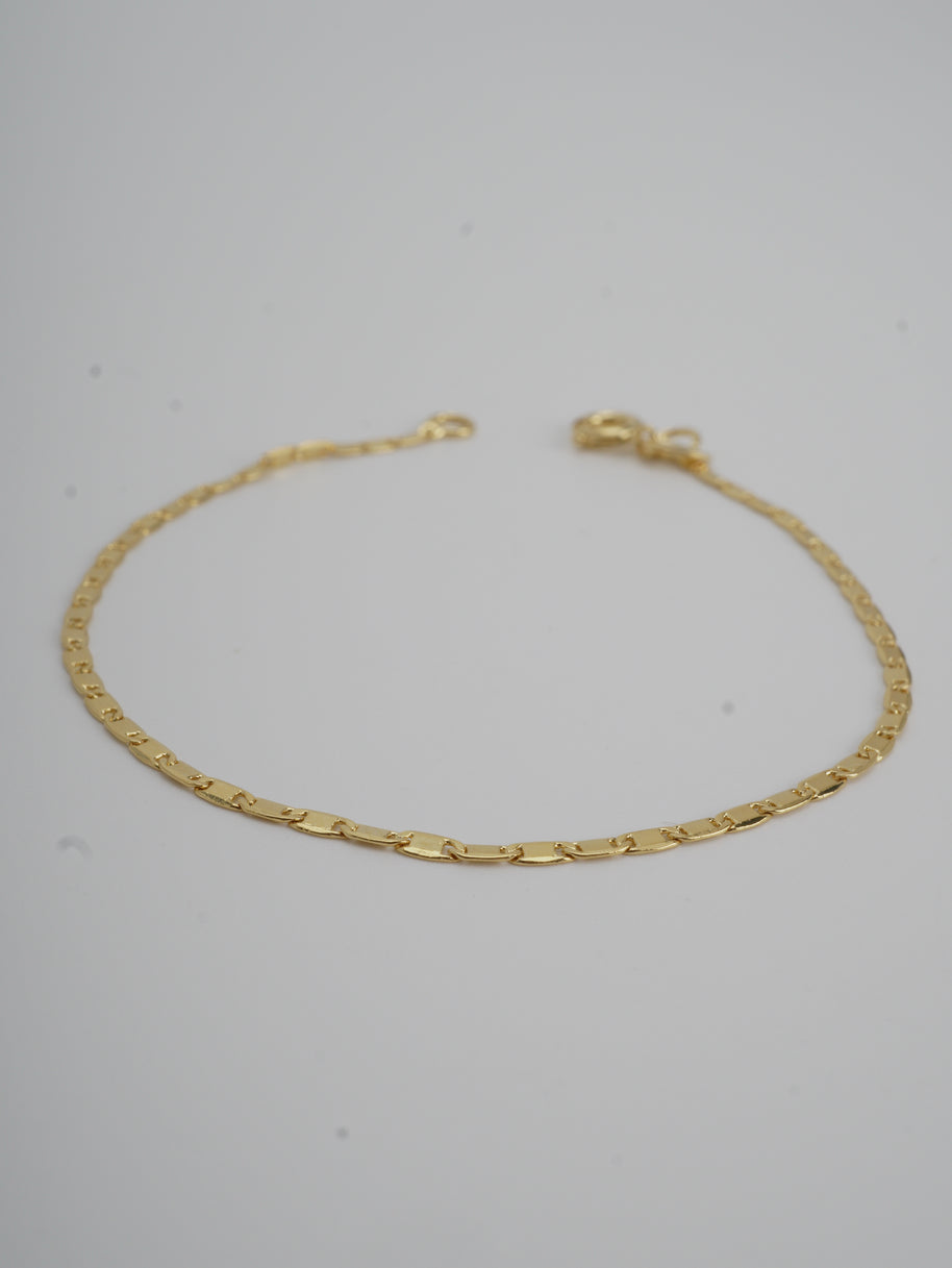 PULSERA PLANA ESPEJO 2MM 18CM