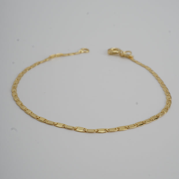 PULSERA PLANA ESPEJO 2MM 18CM