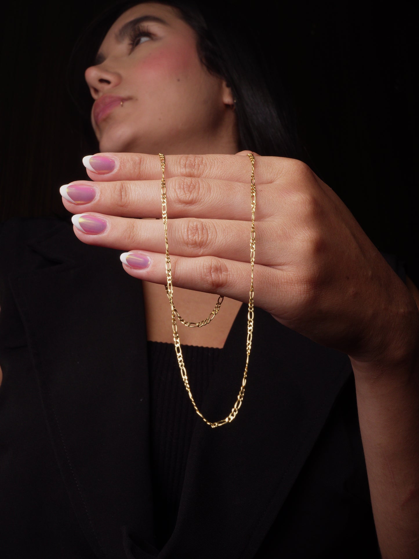 CADENA TRES POR UNO 45CM 2MM