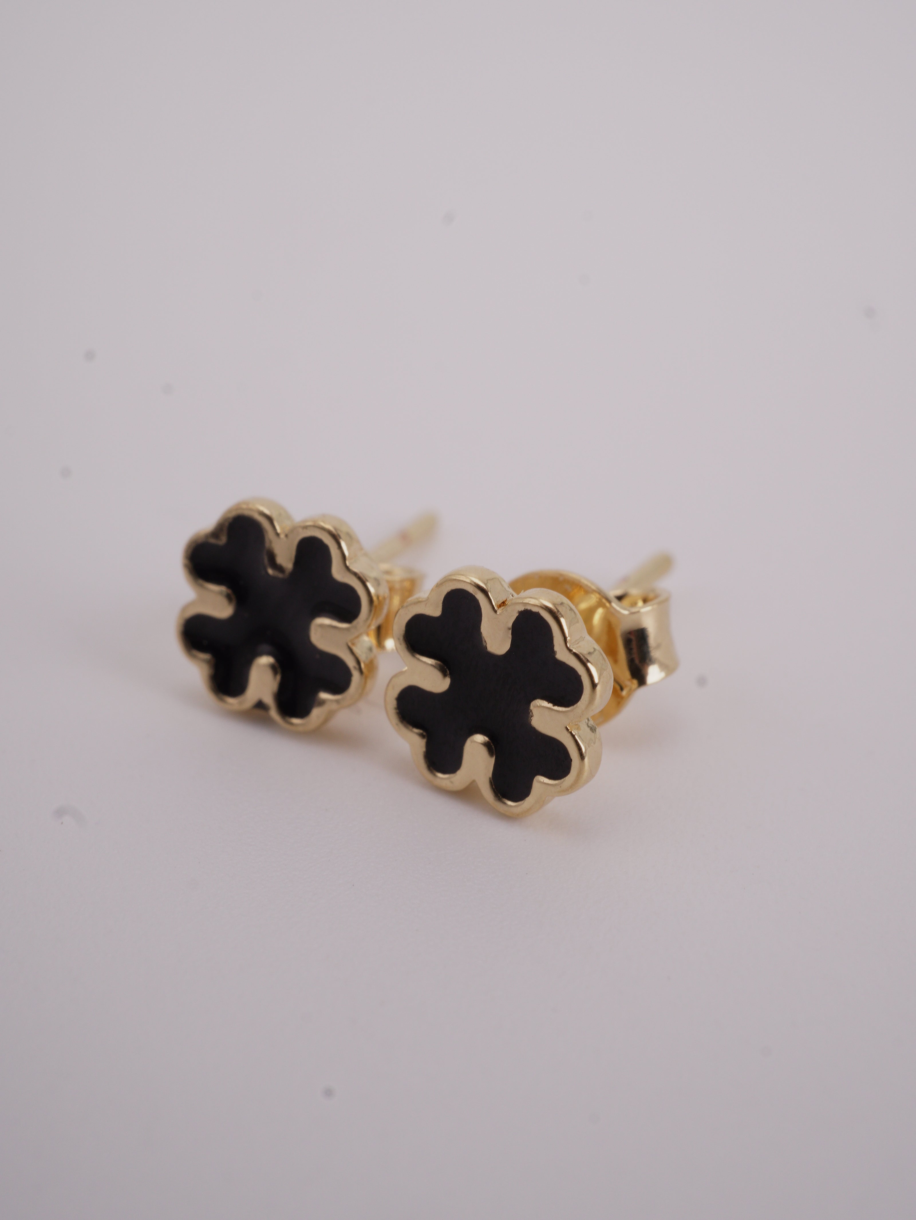 TOPO TREBOL NEGRO Y VERDE