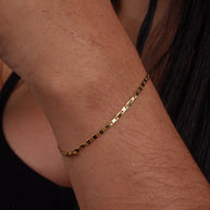 PULSERA PLANA ESPEJO 2MM 18CM