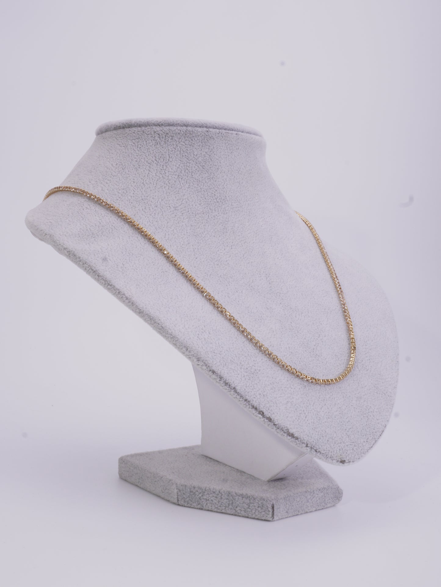 CADENA TENIS 60CM CIROCN BLANCO 2MM