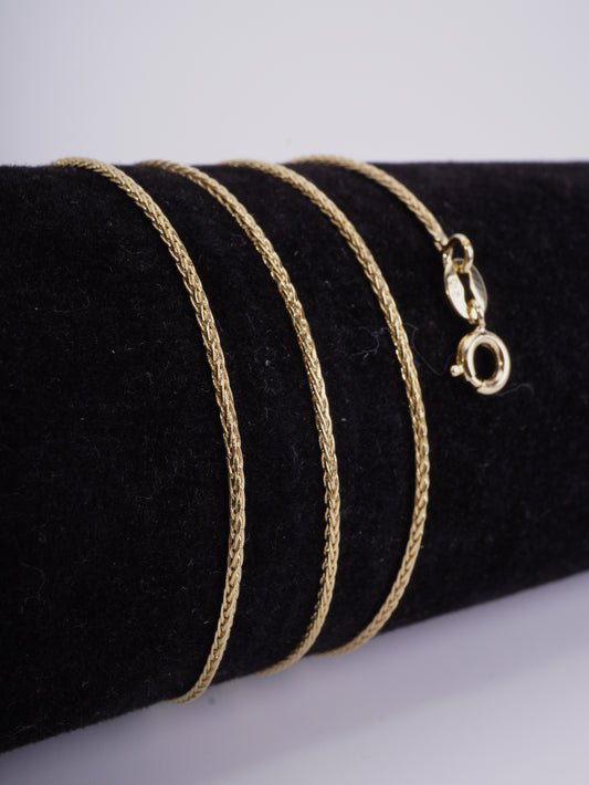 CADENA TEJIDO FRANCO 1MM 60CM