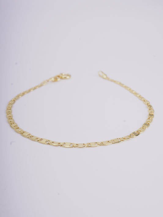 PULSERA PLANA ESPEJO 2.5MM 18CM