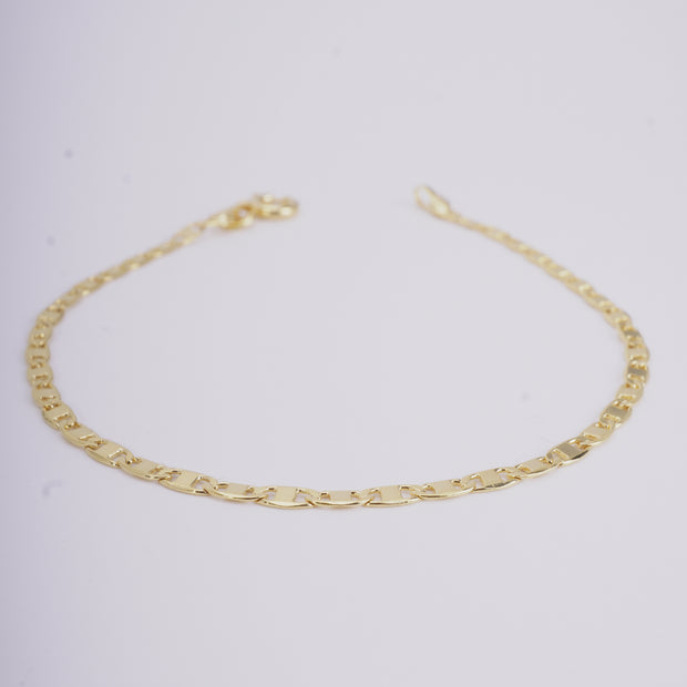 PULSERA PLANA ESPEJO 2.5MM 18CM