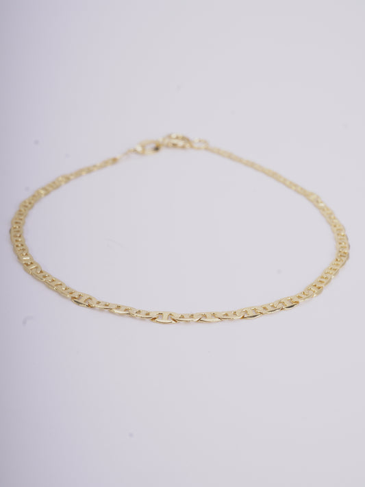 PULSERA ESCALERA PLANA 2MM 18CM