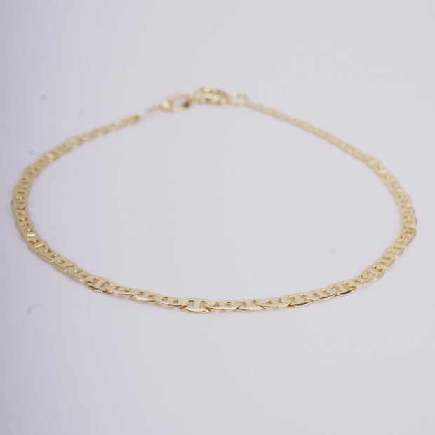 PULSERA ESCALERA PLANA 2MM 18CM