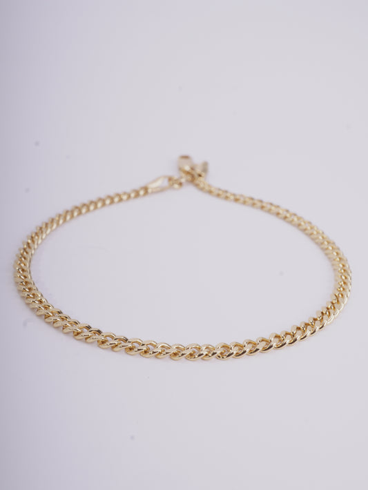 PULSERA 3MM CUBANA 20CM