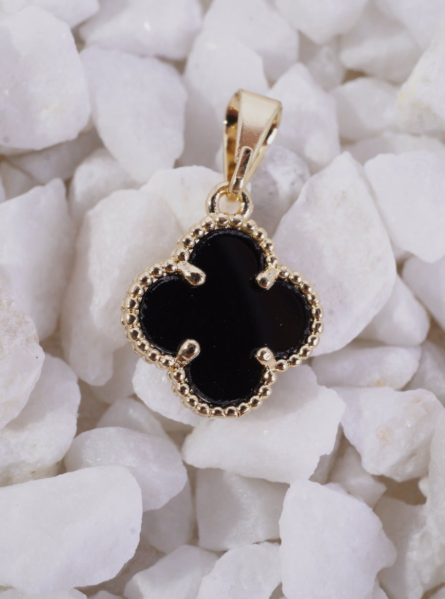 DIJE VAN CLEEF VERDE Y NEGRO PEQUEÑO