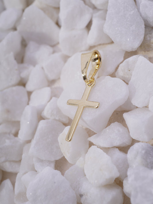 DIJE MINI CRUZ PLANA