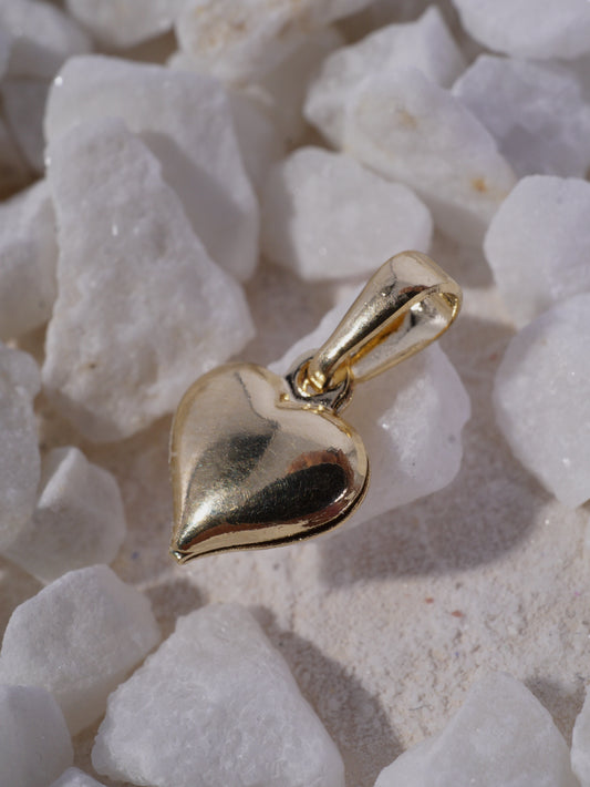 DIJE CORAZON SOPLADO PEQUEÑO