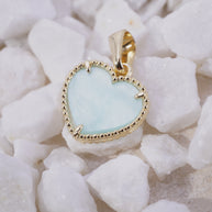 DIJE CORAZON BORDE DIAMANTADO B,V,N,T