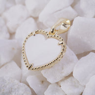 DIJE CORAZON BORDE DIAMANTADO B,V,N,T