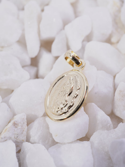 DIJE VIRGEN GUADALUPE OVALO 8,5MM