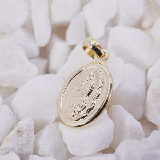 DIJE VIRGEN GUADALUPE OVALO 8,5MM