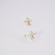 TOPO AVION CON CIRCON BLANCO