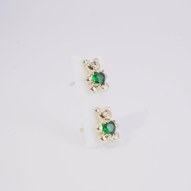 TOPO OSO CIRCON CORAZON VERDE