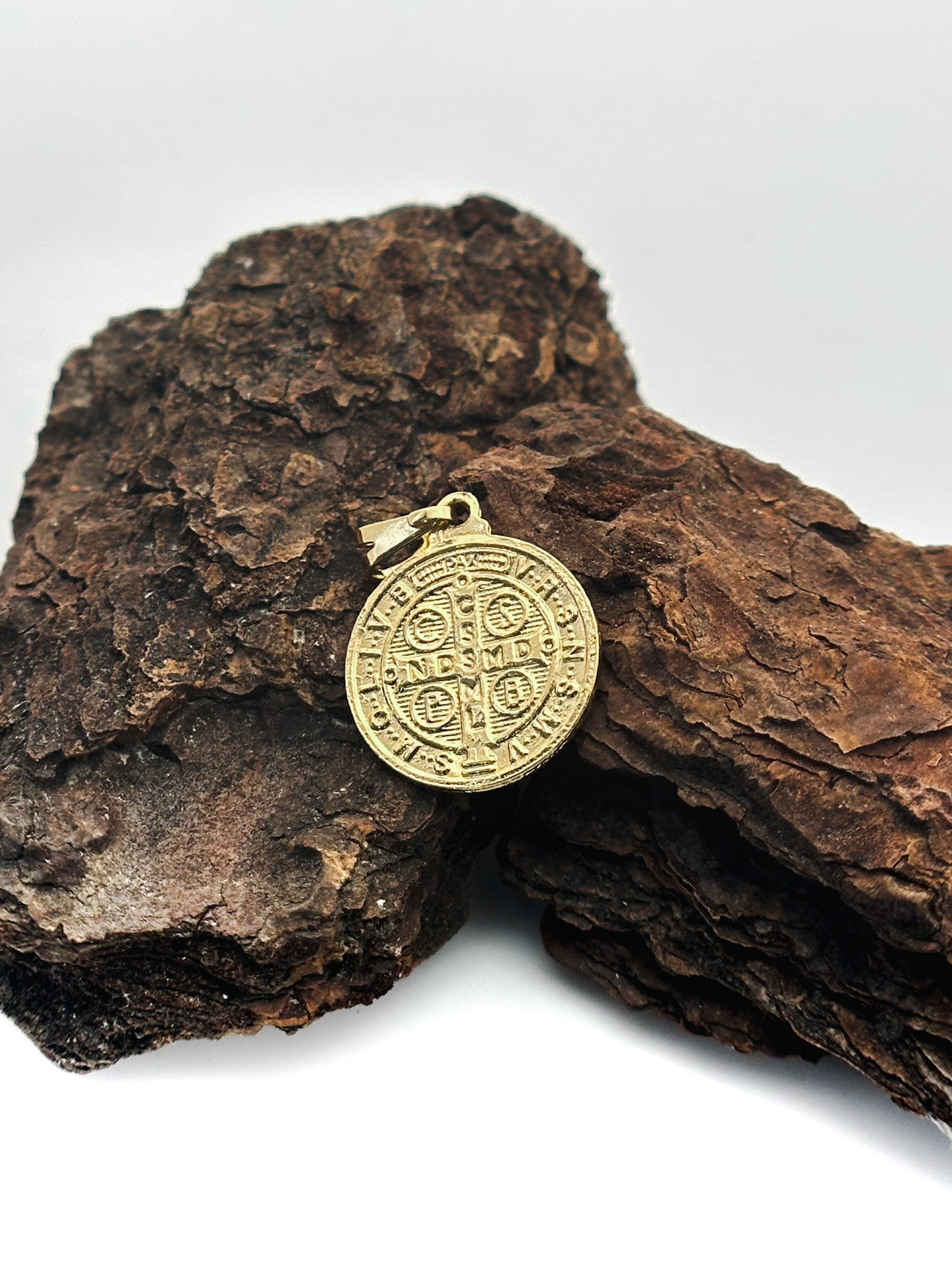 DIJE MEDALLA SAN BENITO MEDIANA