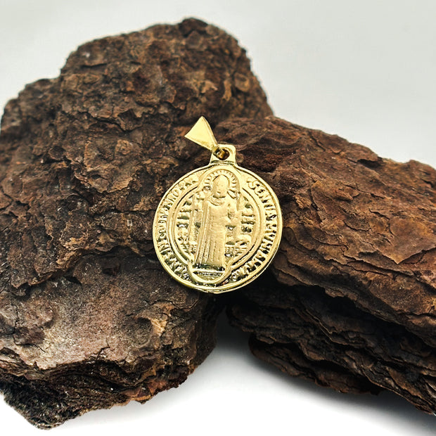 DIJE MEDALLA SAN BENITO GRANDE