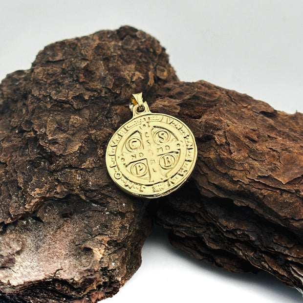 DIJE MEDALLA SAN BENITO GRANDE