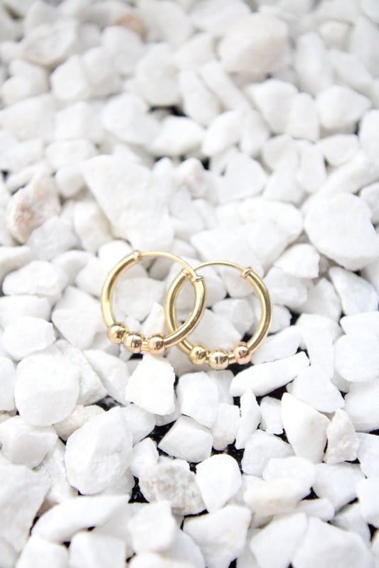 CANDONGAS HILO CON BALINES TRES ORO GRANDES