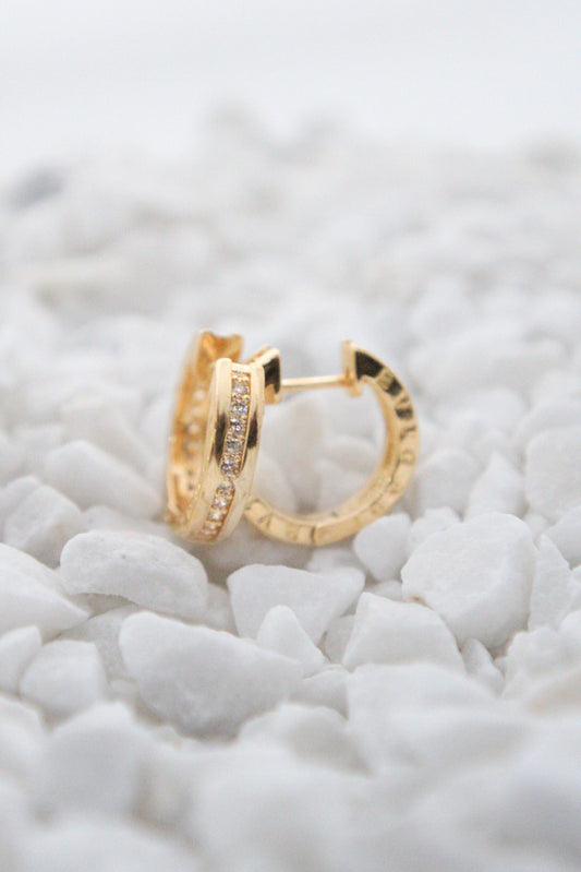 CANDONGAS BVLGARI 1,2CM CIRCON BLANCO