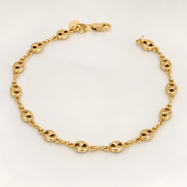 PULSERA ANCLA 19CM 4.5MM DM